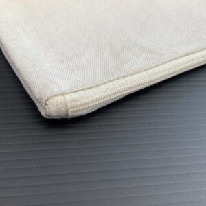 Heavy Cotton Zipper Pouch 8"x5" - Image 2