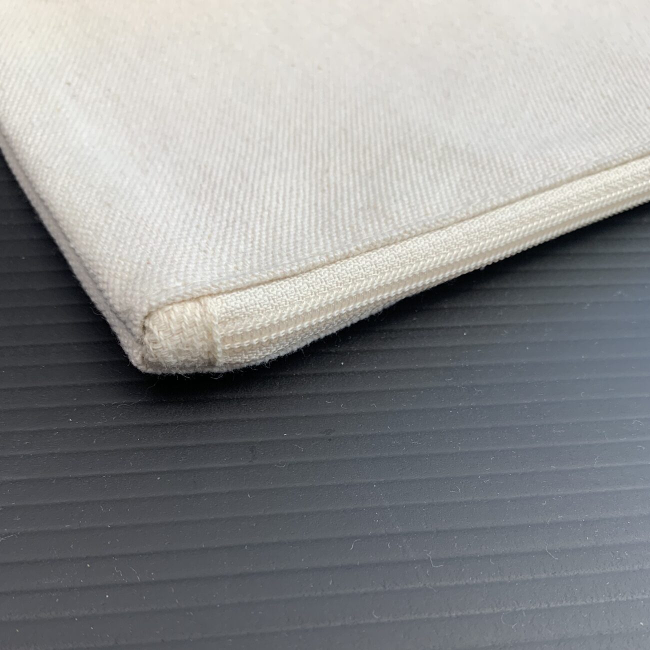 Heavy Cotton Zipper Pouch 8"x5" - Image 2
