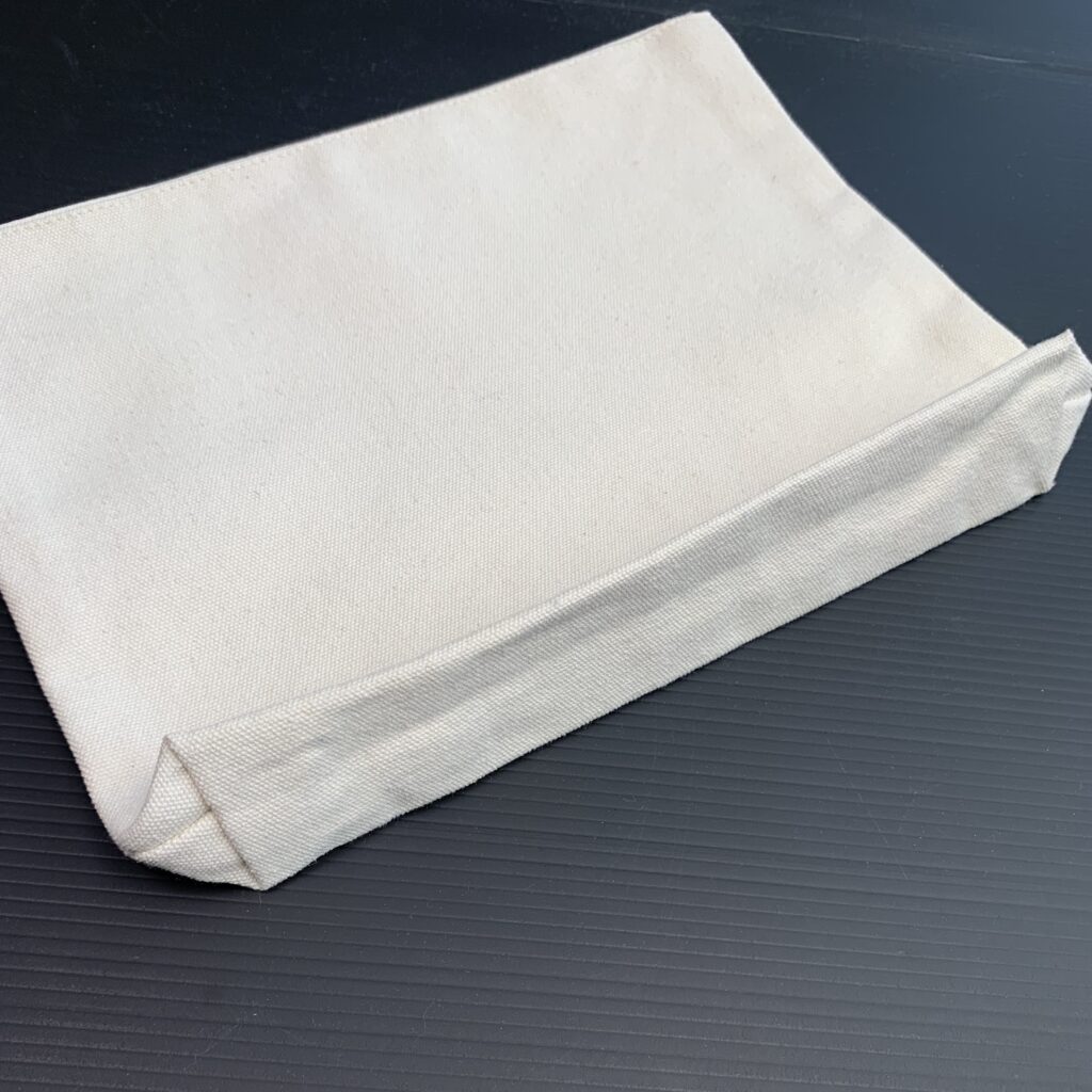 Heavy Cotton Zipper Pouch 11.5" X 9"
