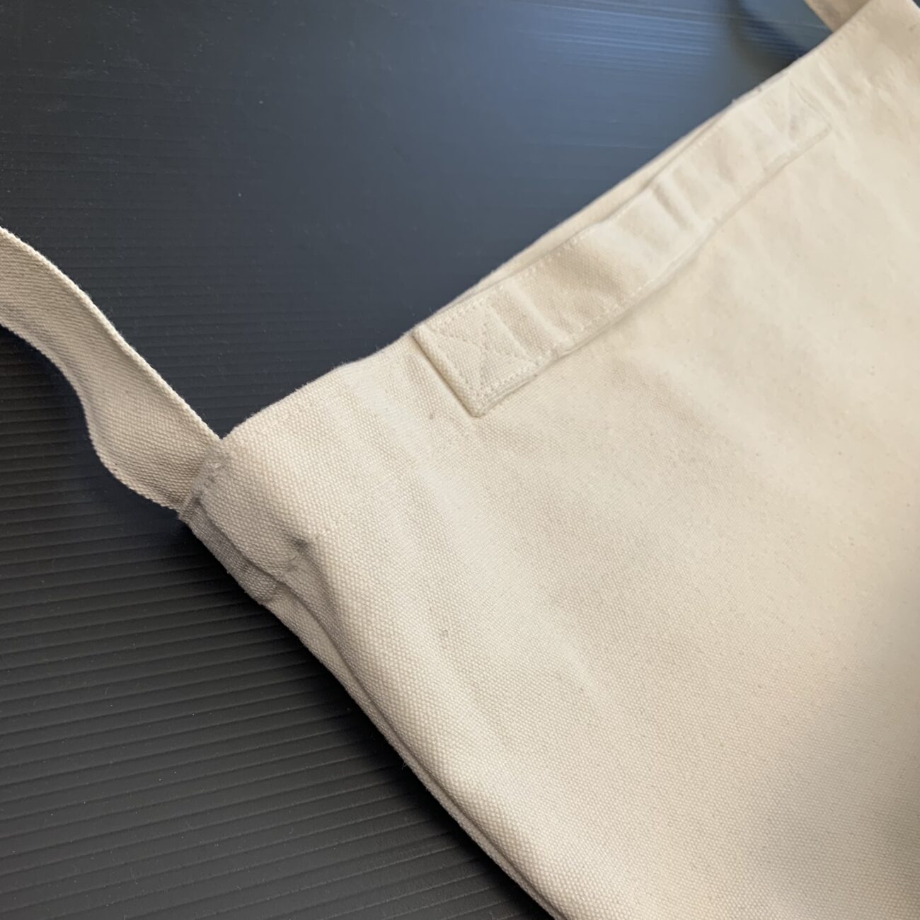 Heavy Cotton Crossbody Bag  17.75" X 12” - Image 3