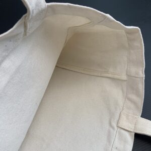Heavy Cotton Front Double Pocket Traveler Bag 21.5” X 14" - Image 2
