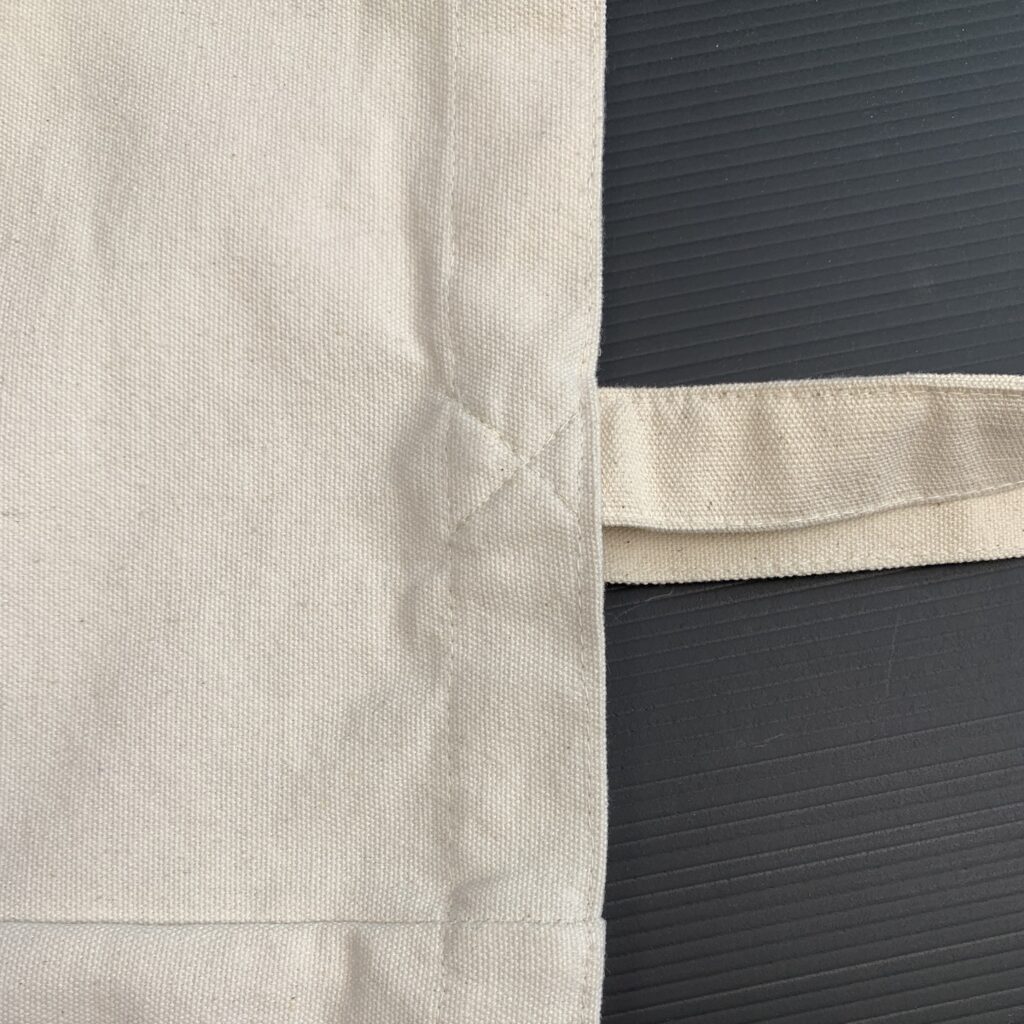Heavy Cotton Front Double Pocket Traveler Bag 21.5” X 14"