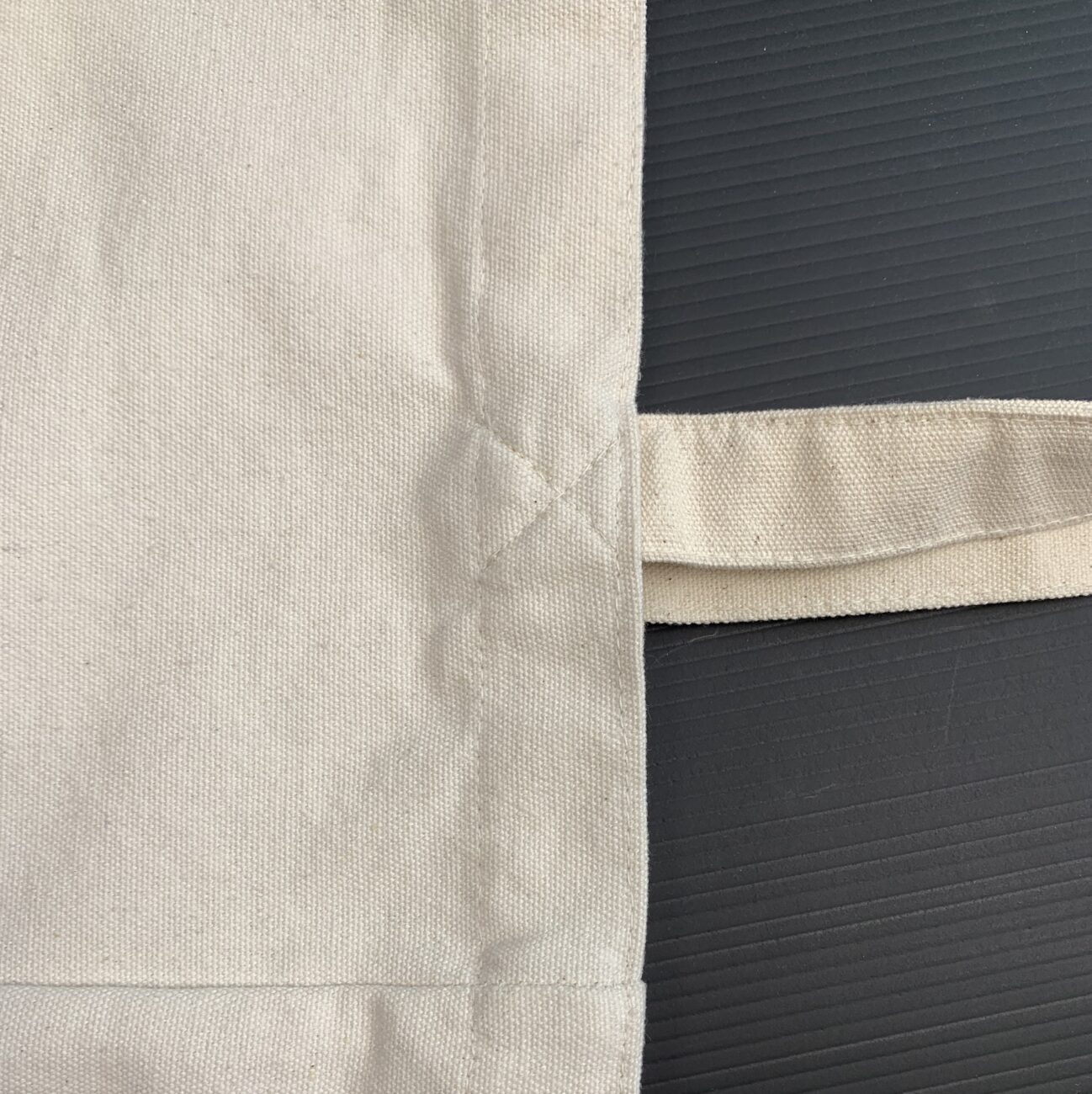 Heavy Cotton Front Double Pocket Traveler Bag 21.5” X 14" - Image 1