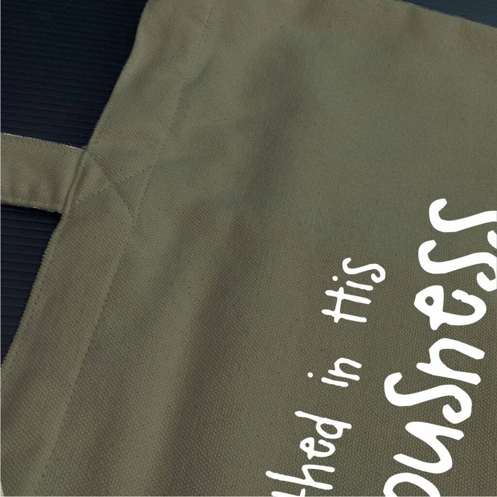Morning Mercies - 6 Color Peach Soft touch Cotton Large Tote