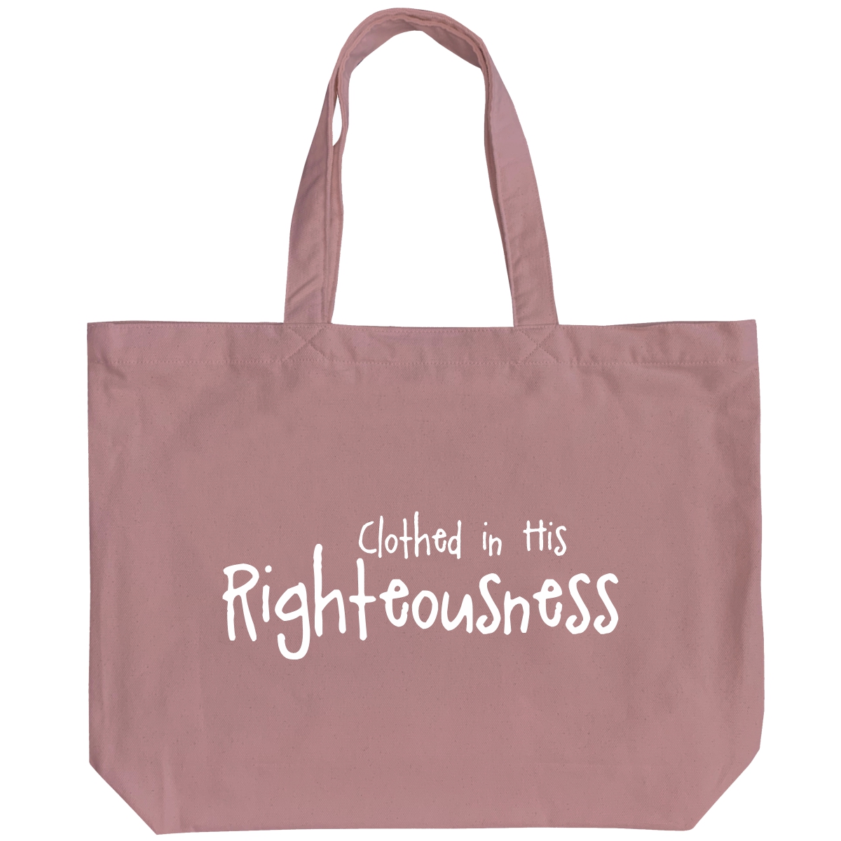 Clothed in His Righteousness - 6 Color Peach Soft touch Cotton Shoulder - Image 5