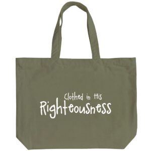 Clothed in His Righteousness - 6 Color Peach Soft touch Cotton Shoulder