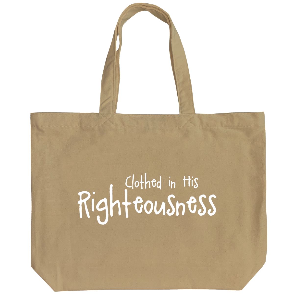 Clothed in His Righteousness - 6 Color Peach Soft touch Cotton Shoulder - Image 4