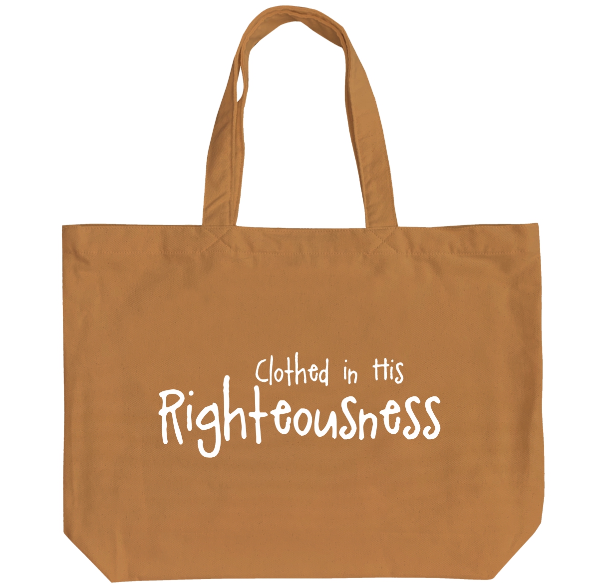 Clothed in His Righteousness - 6 Color Peach Soft touch Cotton Shoulder - Image 3