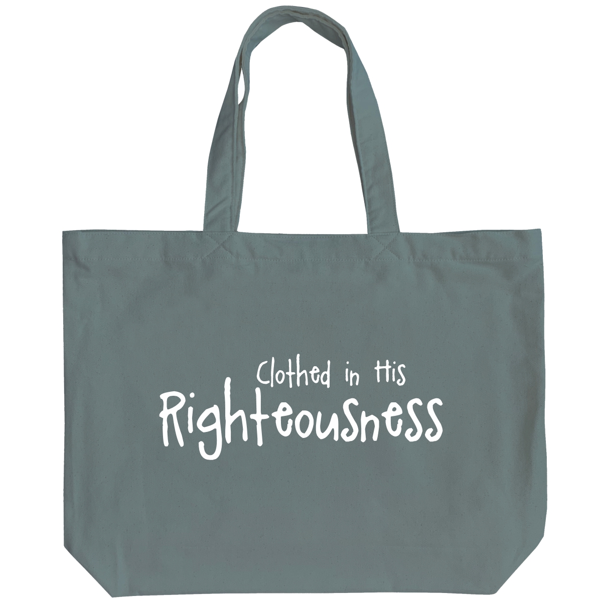 Clothed in His Righteousness - 6 Color Peach Soft touch Cotton Shoulder - Image 2