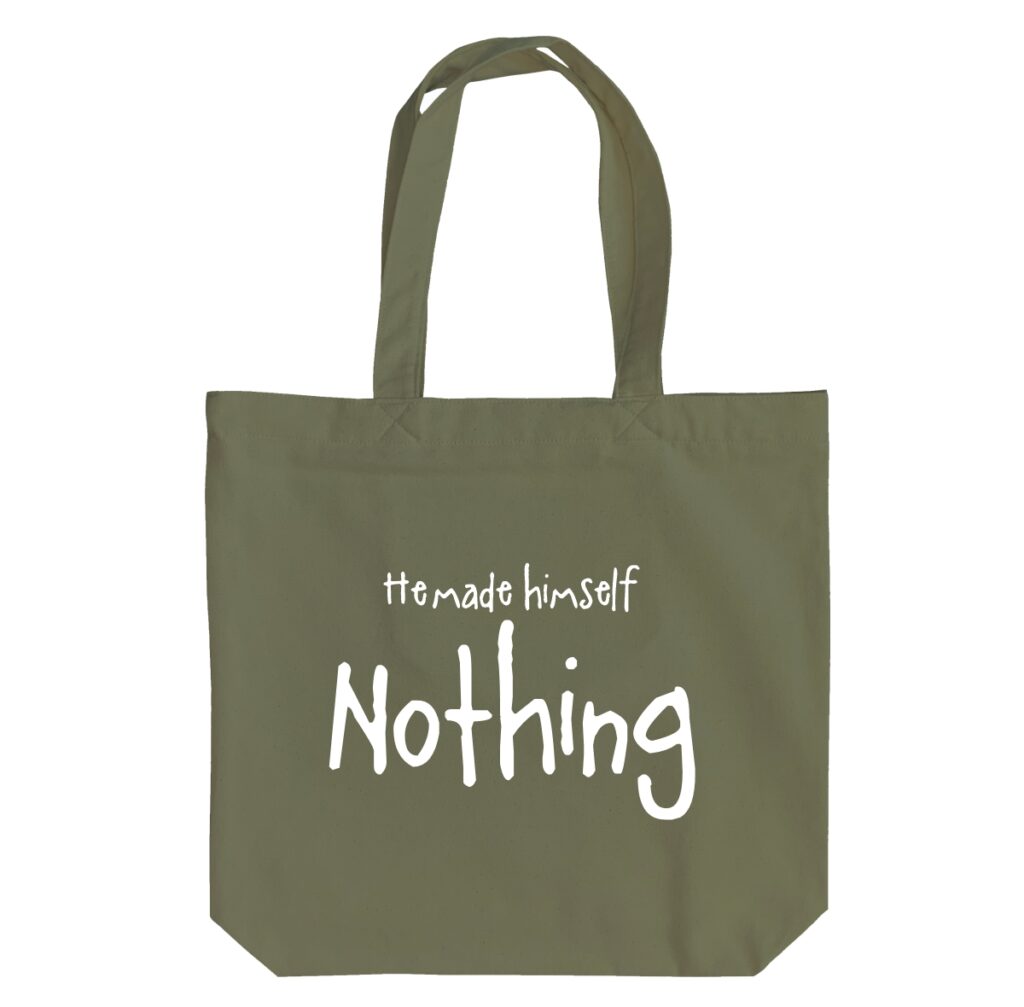 He made himself Nothing - 6 Color Peach Soft touch Cotton Shoulder