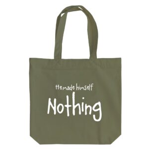 He made himself Nothing - 6 Color Peach Soft touch Cotton Shoulder