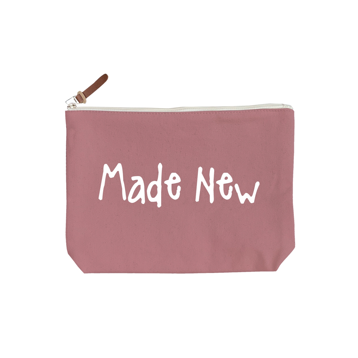 Made New - 6 Color Peach Soft Touch Cotton Zipper Pouch - Size M - Image 1