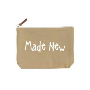 Made New - 6 Color Peach Soft Touch Cotton Zipper Pouch - Size M - Image 5