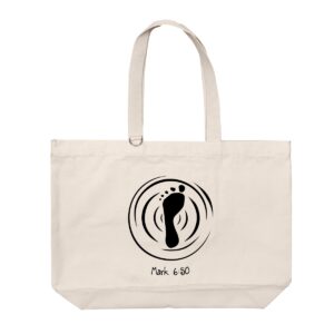 Mark 6:50 - Heavy Duty Cotton Shoulder Basic Bag - Size L