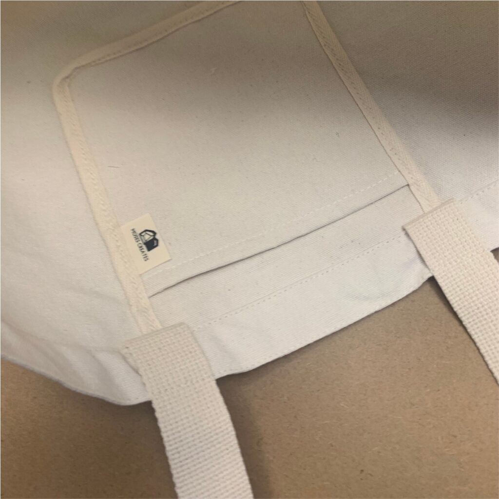 Mark 6:41 - Heavy Duty Cotton Shoulder Basic Bag - Size L