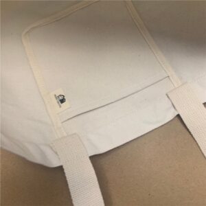 Matthew 25:3 - Heavy Duty Cotton Shoulder Basic Bag - Size L - Image 2