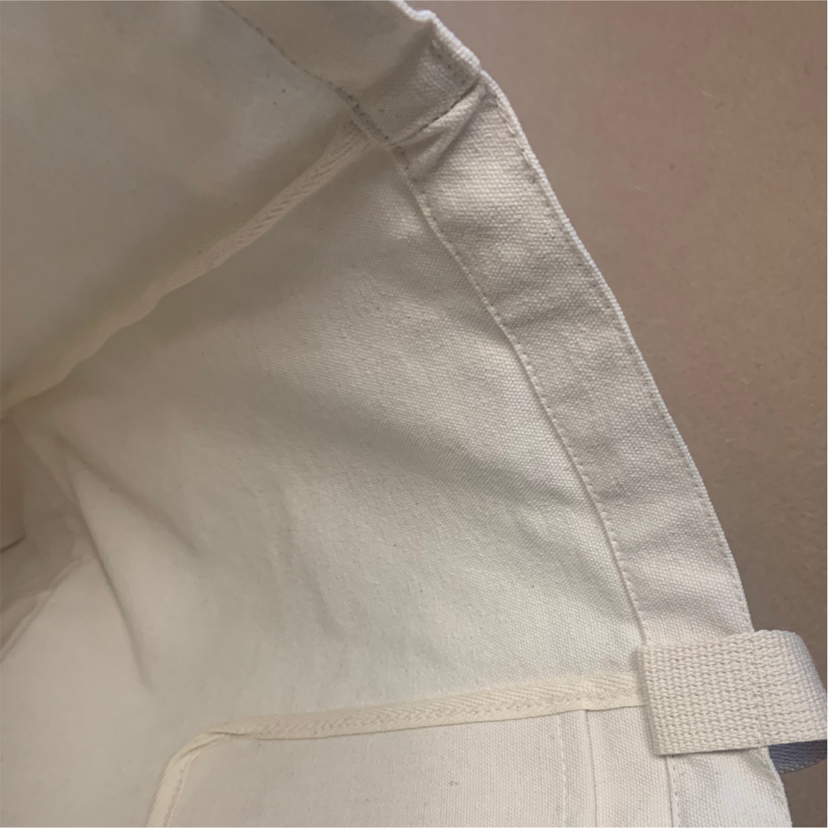 Matthew 25:3 - Heavy Duty Cotton Shoulder Basic Bag - Size L - Image 4