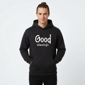 Good Unhauntingly - Heavyweight Ring Spun Fleece Pullover Hoodie - Black - Size S - 4XL - Image 4