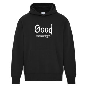 Good Unhauntingly - Heavyweight Ring Spun Fleece Pullover Hoodie - Black - Size S - 4XL