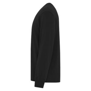 Skip the Fright - Heavyweight Ring Spun Cotton Long Sleeve Tee - Black - Size XS - 6XL - Image 3