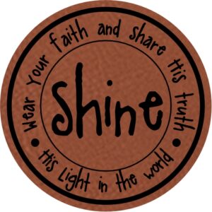 Shine His Light - Waffle Knit Cuff Toque - Duck Brown - Image 3