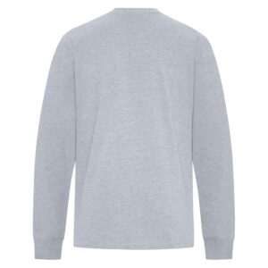 Truth Over Fright - Heavyweight Ring Spun Cotton Long Sleeve Tee - Athletic Grey - Size XS - 6XL - Image 2