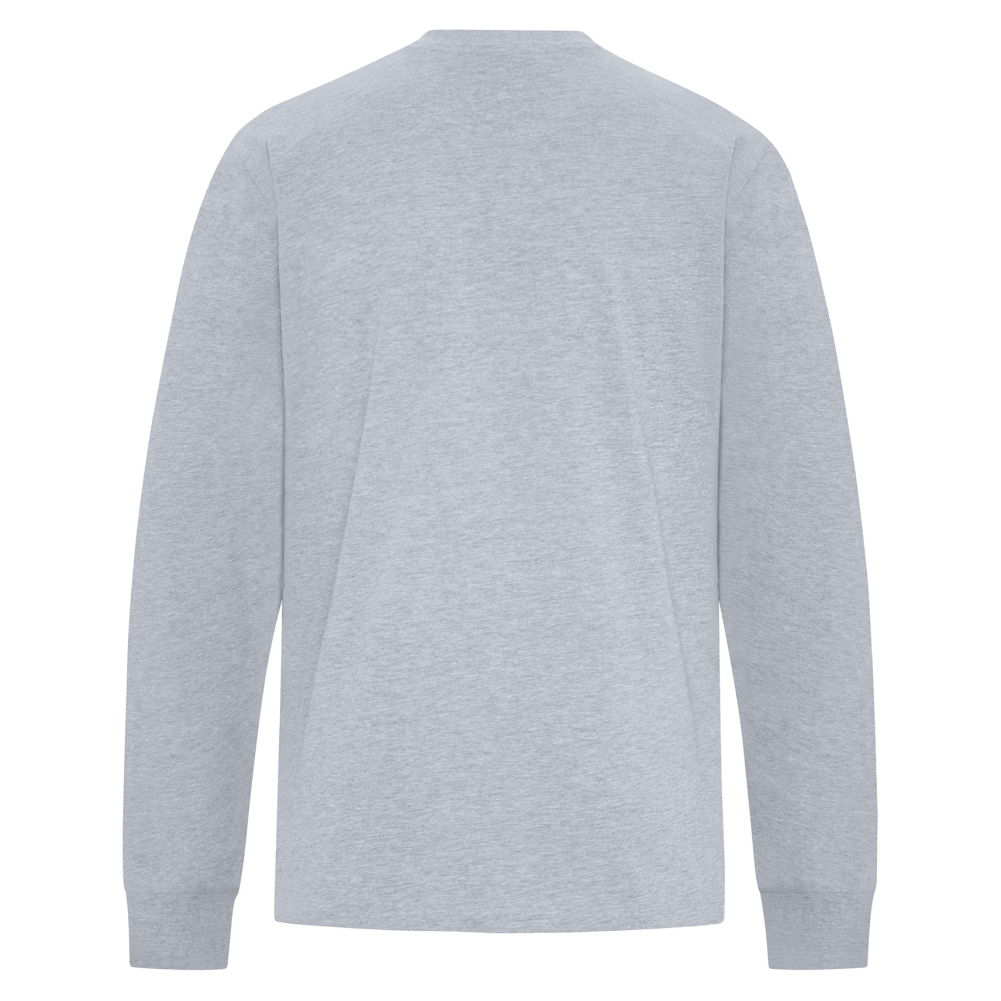 Truth Over Fright - Heavyweight Ring Spun Cotton Long Sleeve Tee - Athletic Grey - Size XS - 6XL