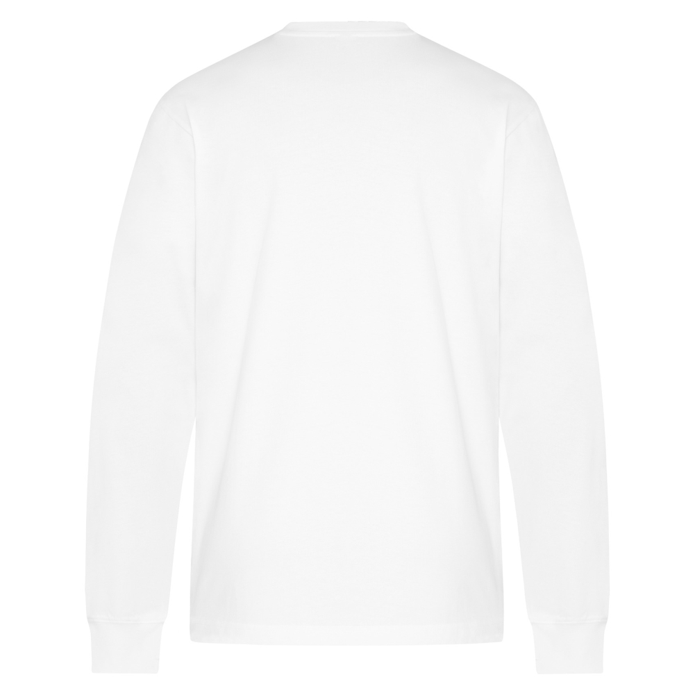 Walk in the Light - Heavyweight Ring Spun Cotton Long Sleeve Tee - White - Size XS - 6XL