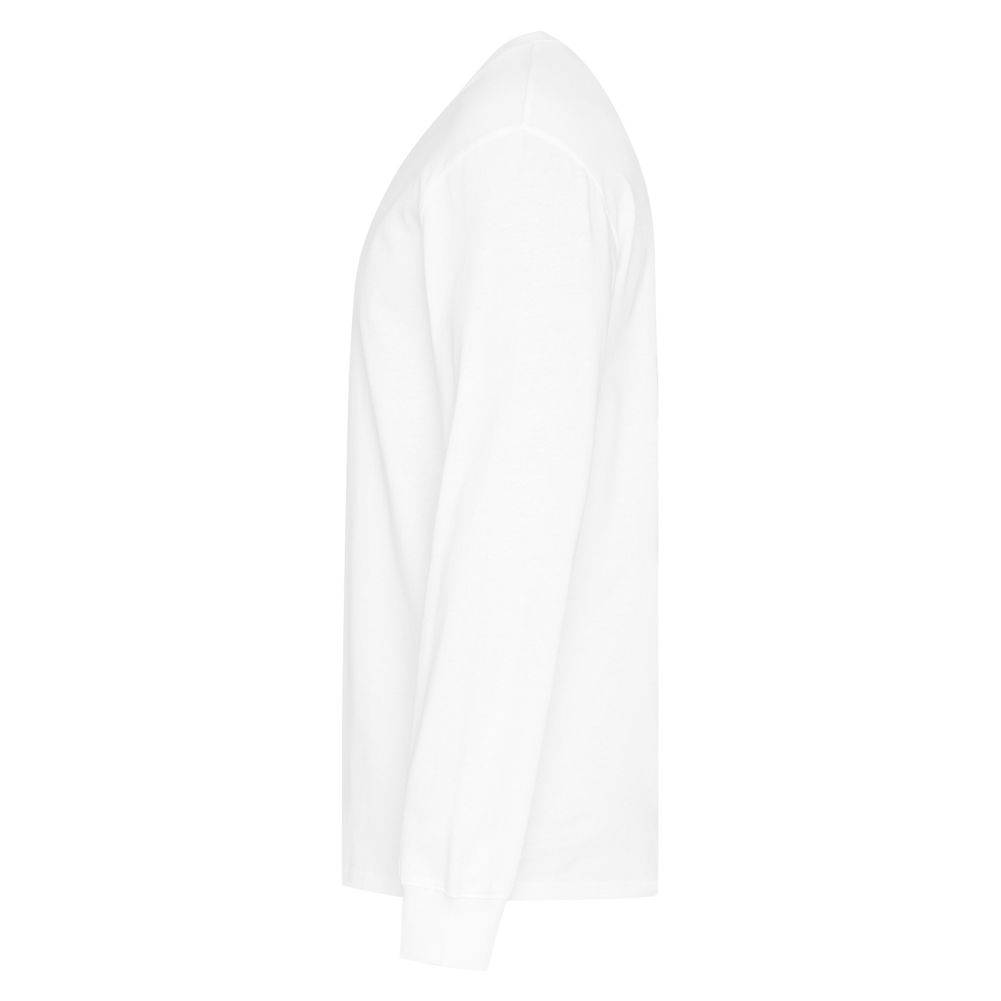 Walk in the Light - Heavyweight Ring Spun Cotton Long Sleeve Tee - White - Size XS - 6XL