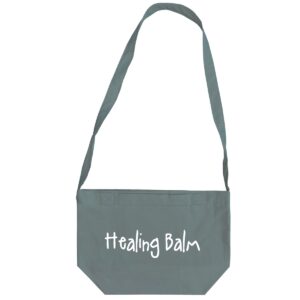 Healing Balm - 6 Color Peach Soft touch Cotton Crossbody Bag - Image 1