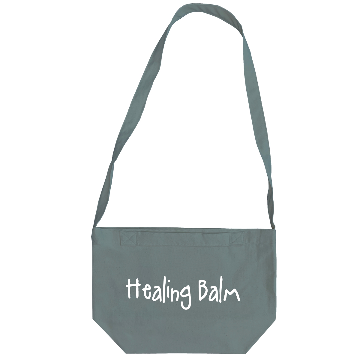 Healing Balm - 6 Color Peach Soft touch Cotton Crossbody Bag - Image 1