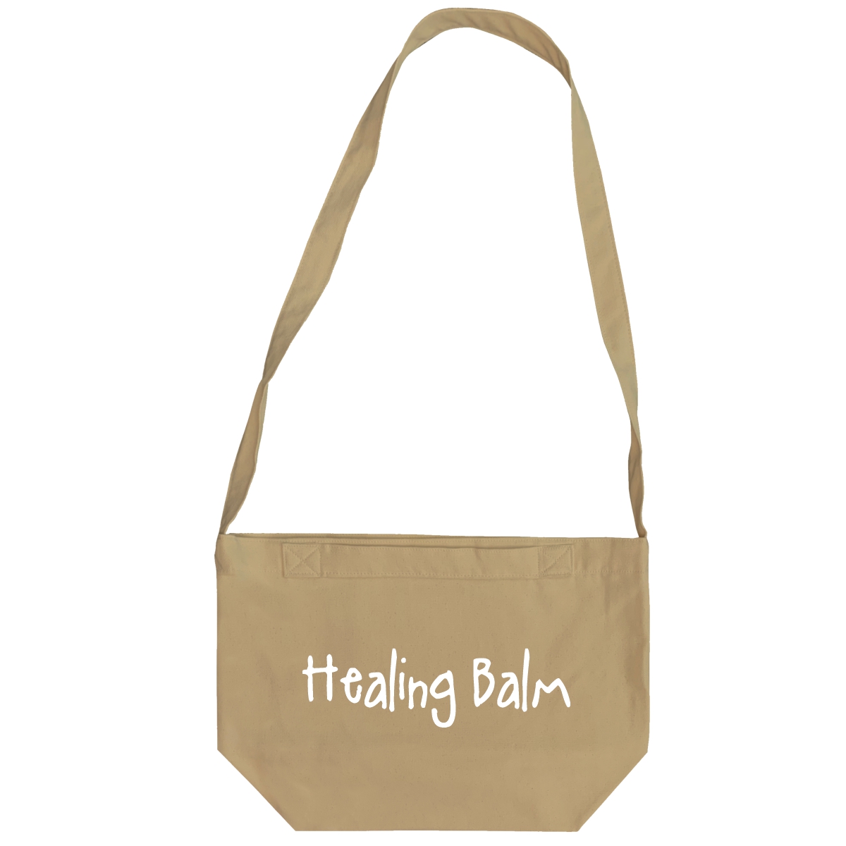 Healing Balm - 6 Color Peach Soft touch Cotton Crossbody Bag - Image 3