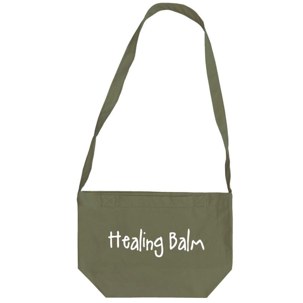 Healing Balm - 6 Color Peach Soft touch Cotton Crossbody Bag