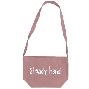 Steady Hand  - 6 Color Peach Soft touch Cotton Crossbody Bag - Image 4
