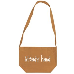 Steady Hand  - 6 Color Peach Soft touch Cotton Crossbody Bag - Image 3
