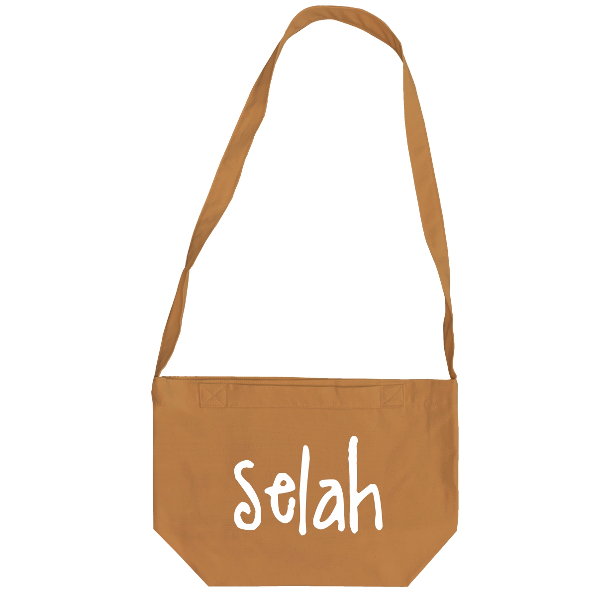 Selah  - 6 Color Peach Soft touch Cotton Crossbody Bag - Image 3