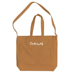 Overflowed - 6 Color Peach Soft touch Cotton Crossbody